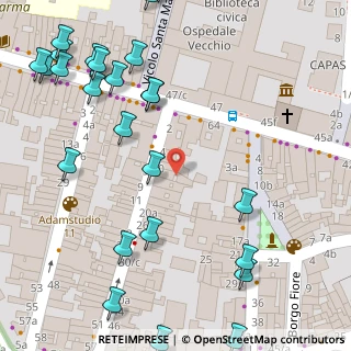 Mappa Strada Massimo D'Azeglio, 43125 Parma PR, Italia (0.092)