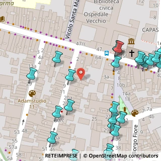 Mappa Borgo Pietro Cocconi, 43125 Parma PR, Italia (0.09231)