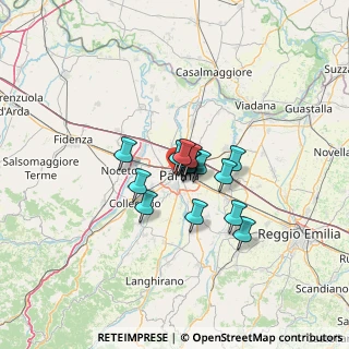 Mappa Borgo Pietro Cocconi, 43125 Parma PR, Italia (6.90647)