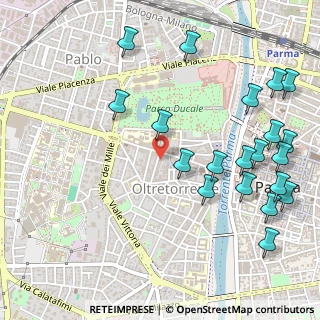 Mappa Strada Massimo D'Azeglio, 43125 Parma PR, Italia (0.6555)