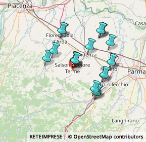 Mappa Via Fosse Ardeatine, 43039 Salsomaggiore Terme PR, Italia (12.0675)