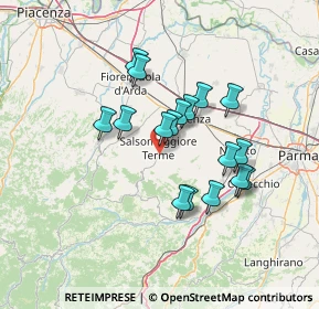 Mappa Via Fosse Ardeatine, 43039 Salsomaggiore Terme PR, Italia (11.46)