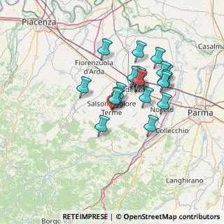 Mappa Via Fosse Ardeatine, 43039 Salsomaggiore Terme PR, Italia (11.4)
