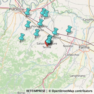 Mappa Via Fosse Ardeatine, 43039 Salsomaggiore Terme PR, Italia (12.81077)