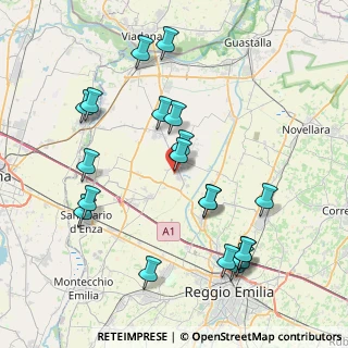 Mappa Via Prati Landi, 42024 Castelnovo di sotto RE, Italia (8.744)