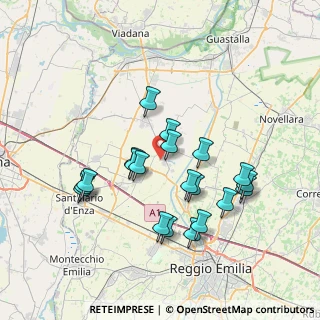 Mappa Via Prati Landi, 42024 Castelnovo di sotto RE, Italia (6.9685)