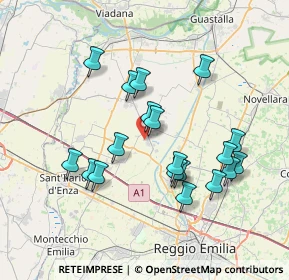 Mappa Via Prati Landi, 42024 Castelnovo di sotto RE, Italia (7.01737)