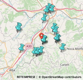 Mappa Strada Anziani, 14055 Costigliole d'Asti AT, Italia (6.6215)