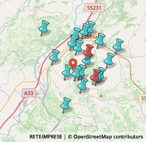 Mappa Strada Anziani, 14055 Costigliole d'Asti AT, Italia (2.7925)