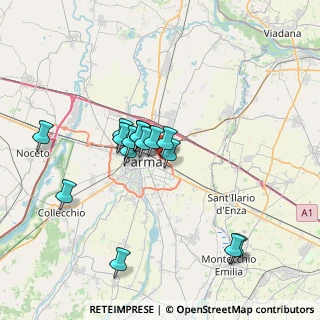 Mappa Via Toscana, 43123 Parma PR, Italia (6.28133)