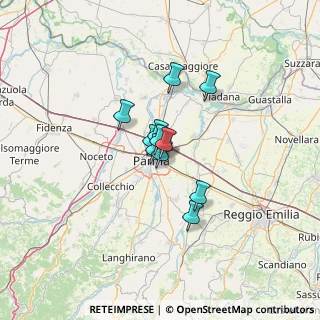 Mappa Via Toscana, 43123 Parma PR, Italia (7.52364)