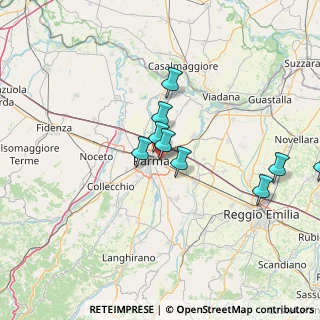 Mappa Via Toscana, 43123 Parma PR, Italia (21.17667)
