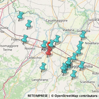 Mappa Via Toscana, 43123 Parma PR, Italia (17.36947)
