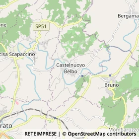 Mappa Castelnuovo Belbo