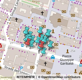 Mappa Piazza della Steccata, 43121 Parma PR, Italia (0)