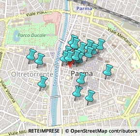 Mappa Via Guglielmo Oberdan, 43121 Parma PR, Italia (0.2955)