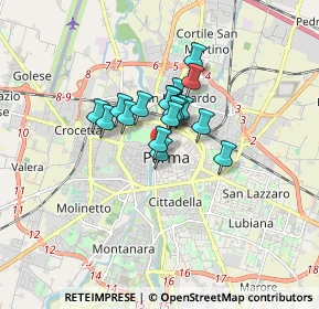 Mappa Via Guglielmo Oberdan, 43121 Parma PR, Italia (1.015)