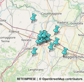 Mappa Via Guglielmo Oberdan, 43121 Parma PR, Italia (7.25857)