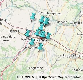 Mappa Via Guglielmo Oberdan, 43121 Parma PR, Italia (7.86167)
