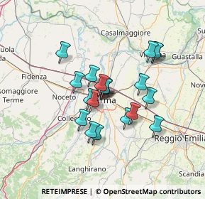 Mappa Via Guglielmo Oberdan, 43121 Parma PR, Italia (10.4435)