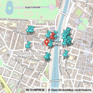 Mappa Piazza Filippo Corridoni, 43125 Parma PR, Italia (0.188)