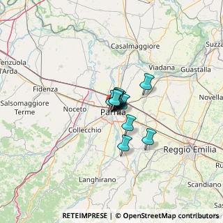 Mappa Piazza Filippo Corridoni, 43125 Parma PR, Italia (4.75917)
