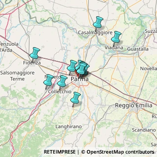 Mappa Piazza Filippo Corridoni, 43125 Parma PR, Italia (9.2275)
