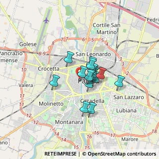 Mappa Piazza Filippo Corridoni, 43125 Parma PR, Italia (1.01933)