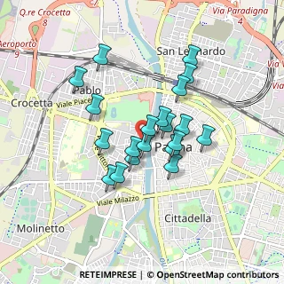 Mappa Piazza Filippo Corridoni, 43125 Parma PR, Italia (0.698)