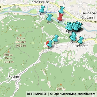 Mappa Via Cave, 10062 Luserna TO, Italia (1.22308)