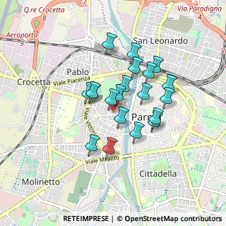Mappa Piazzale Daniele Bertozzi, 43125 Parma PR, Italia (0.6945)