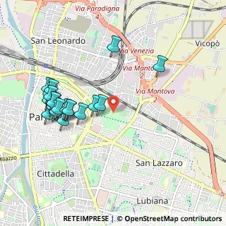 Mappa Via Lazio, 43122 Parma PR, Italia (1.0635)