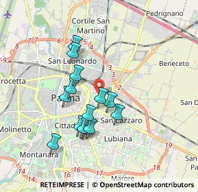 Mappa Via Lazio, 43122 Parma PR, Italia (1.55286)
