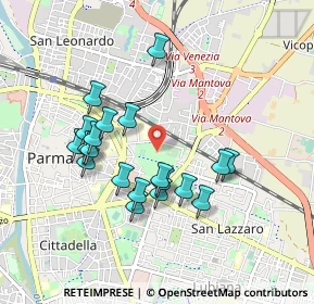 Mappa Via Lazio, 43122 Parma PR, Italia (0.839)