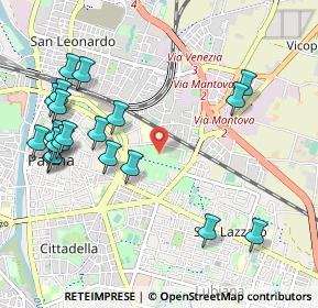 Mappa Via Lazio, 43122 Parma PR, Italia (1.206)
