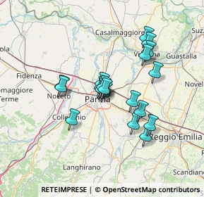 Mappa Via Lazio, 43122 Parma PR, Italia (11.09053)