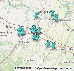 Mappa Via Lazio, 43122 Parma PR, Italia (10.54667)