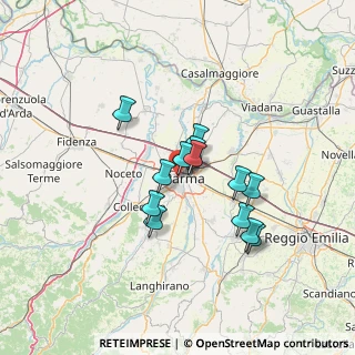 Mappa Via Leporati, 43125 Parma PR, Italia (10.55538)