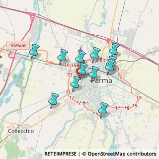 Mappa Strada Gedeone Ferrarini, 43125 Parma PR, Italia (2.76615)