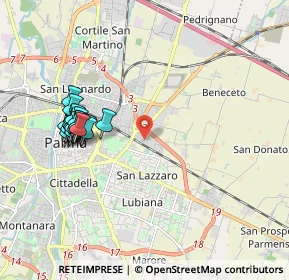 Mappa Via Beato Angelico, 43123 Parma PR, Italia (1.978)