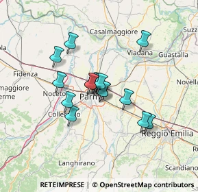 Mappa Via Beato Angelico, 43123 Parma PR, Italia (9.58063)