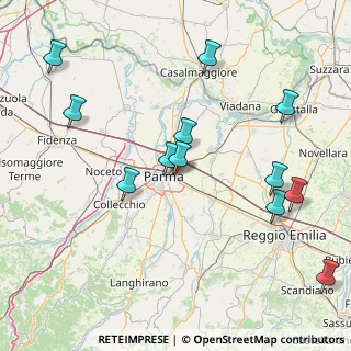 Mappa Via da Erba Edoari Mario, 43123 Parma PR, Italia (18.27417)