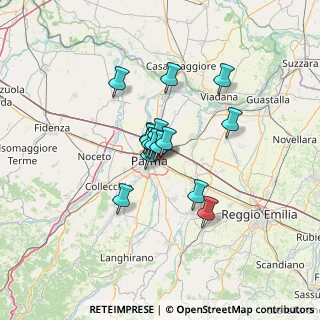 Mappa Via da Erba Edoari Mario, 43123 Parma PR, Italia (8.76133)
