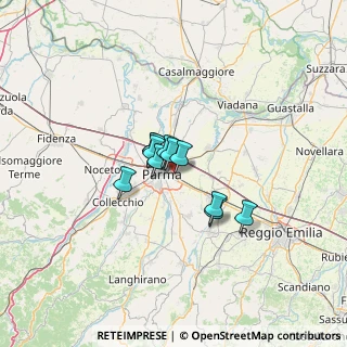 Mappa Via da Erba Edoari Mario, 43123 Parma PR, Italia (7.32455)
