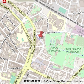 Mappa Viale Riccardo e Pietro Barilla, 24, 43121 Parma, Parma (Emilia Romagna)