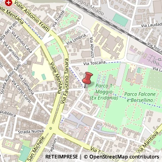 Mappa Via liguria 1, 43100 Parma, Parma (Emilia Romagna)