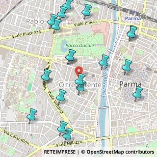 Mappa Strada Imbriani, 43125 Parma PR, Italia (0.629)