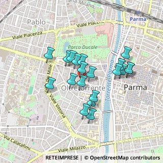 Mappa Str. Giovanni Inzani, 43125 Parma PR, Italia (0.3725)