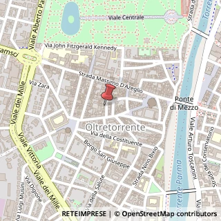 Mappa Strada Giovanni Inzani, 23, 43125 Parma, Parma (Emilia Romagna)