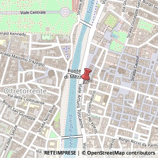Mappa Borgo Gian Domenico Romagnosi, 8, 43121 Parma, Parma (Emilia Romagna)